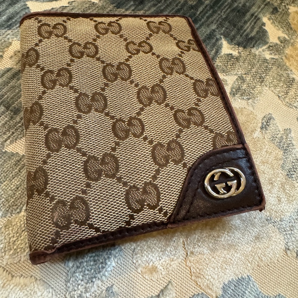Gucci Monogram Canvas Wallet